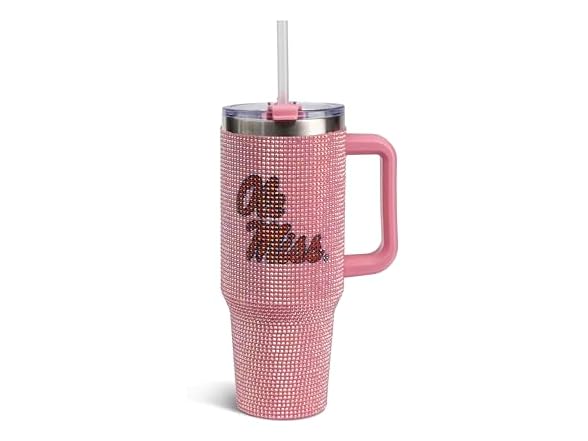 Memory Company NCAA Pink Bling Tumbler