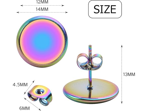 Aylifu Cabochon Earring Settings