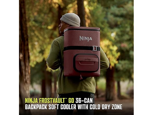 Ninja Backpack Cooler FrostVault Go 36 Can