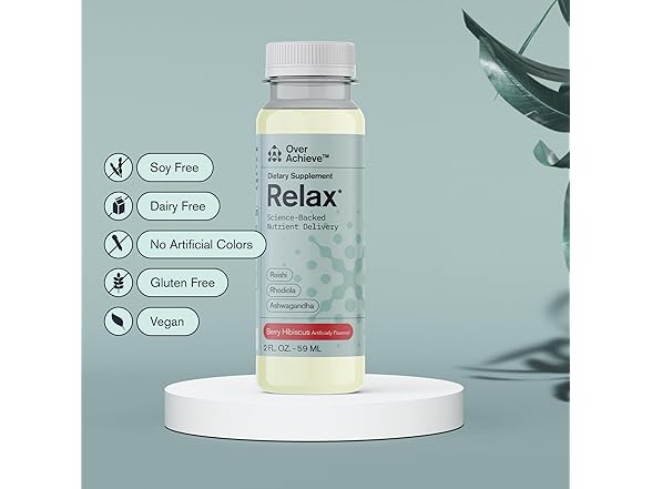 OVERACHIEVE Relax Drink for Relaxation & Stress Relief