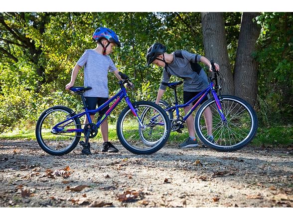 Mongoose Cipher Kids Mountain Bike Blue, 20 Inch
