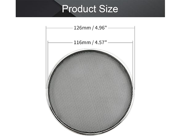 Fielect 2Pcs 5 inches Speaker Grill