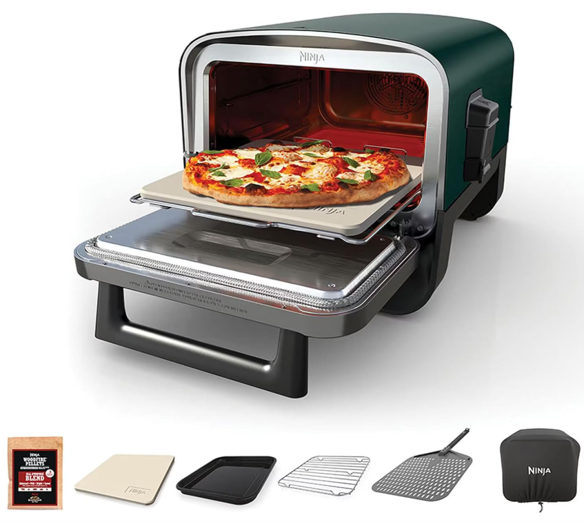 Ninja Woodfire Pizza Oven, 8-in-1, BBQ Smoker, Up to 700°F - Gallery 19