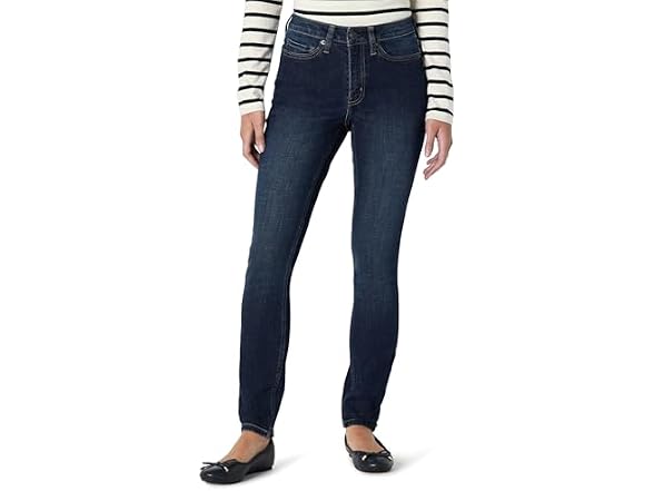 Amazon Essentials Women High Stretch Mid-rise Jean
