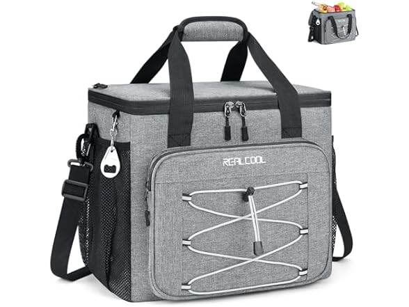 RealCool Soft Cooler Bag 35 Can Lunch Box