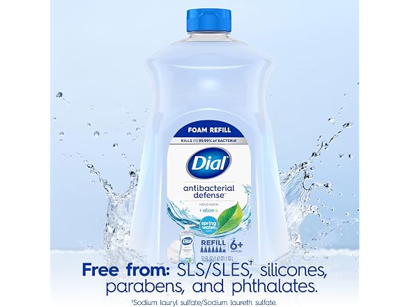 Dial Antibacterial Hand Soap Refill Spring 52oz