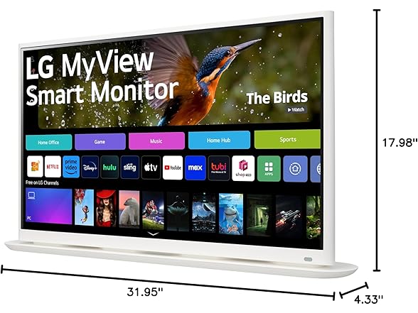 LG 32" 4K Smart Monitor | 32SR70U-W