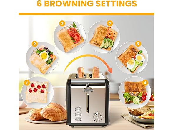 Simple Deluxe 2-Slice Toaster