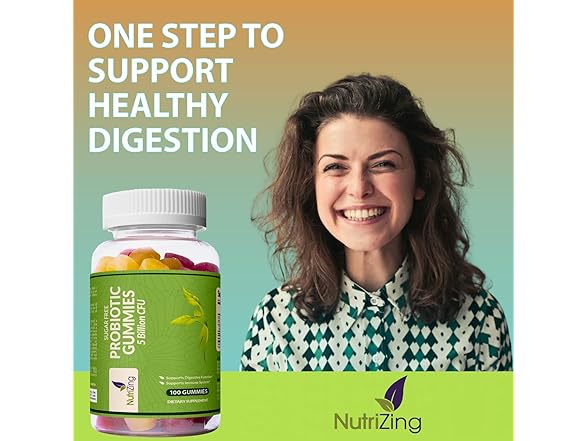NutriZing Sugar Free Probiotic Gummies