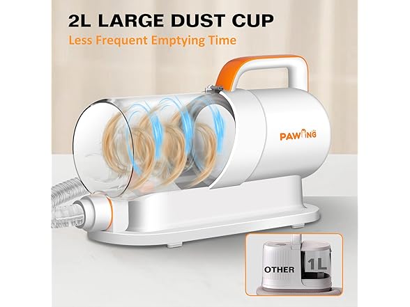 PAWING Pet Grooming Kit with Vacuum