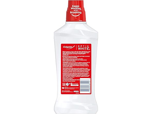 Colgate Colgate Optic White Mouthwash, 32oz