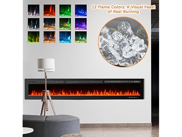 CharaVector Electric Fireplace Inserts