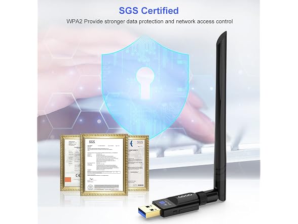 QGOO USB WiFi Adapter 1200Mbps QGOO USB 3.0