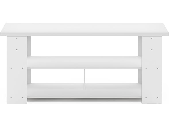 Furinno Jaya TV Stand Up to 55-Inch, White