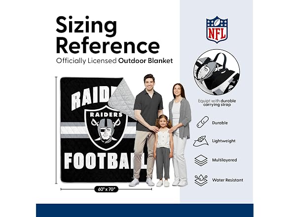 LAS VEGAS RAIDERS Outdoor Blanket