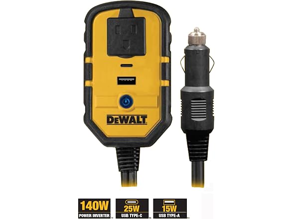 DEWALT DXAEPI140 Power Inverter 140W