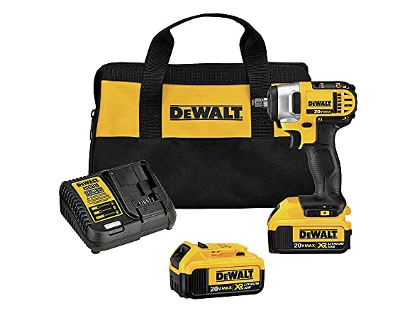 DEWALT DCF883M2 20V MAX* Cordless Impact Wrench Kit