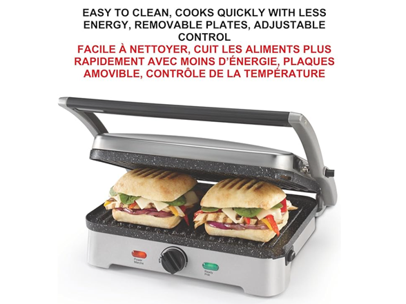 (NEW) StarFrit Heritage The Rock Panini Press