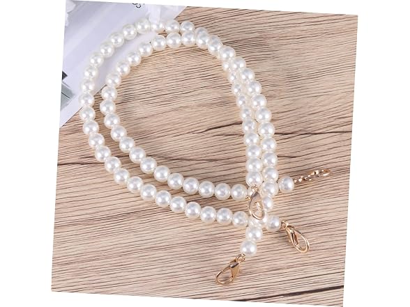 HOODANCOS 2pcs Bag Pearl Chain for Women