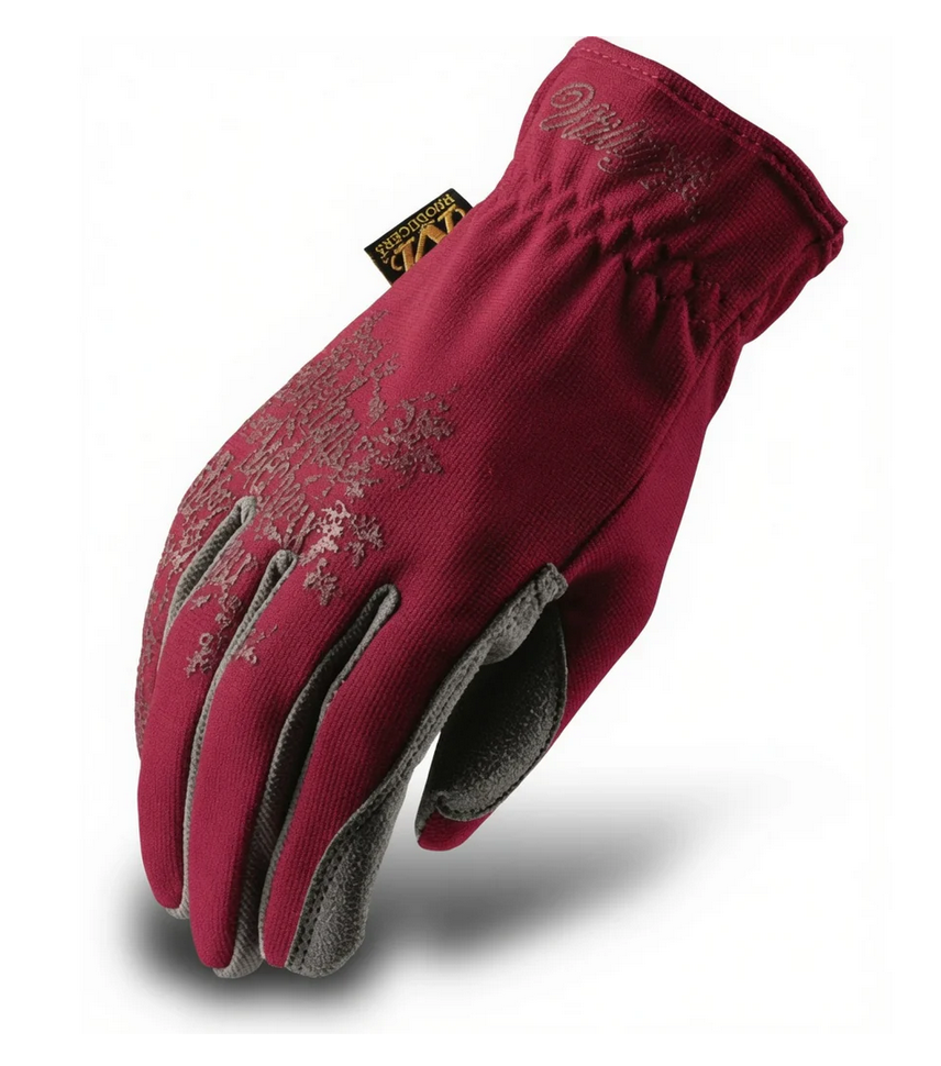 Mechanix Wear Ethel Utility Glove Burgundy 3 Pairs - Gallery 3
