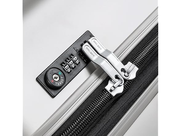 DELSEY PARIS Titanium Hardside Silver, Carry-On 21 Inch
