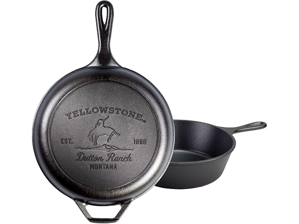 Lodge Yellowstone Cast Iron 2-in-1 Combo Cooker
