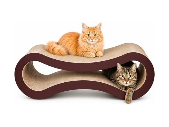 FluffyDream Cat Scratcher Cardboard, Infinity