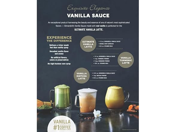 Ghirardelli Vanilla Sauce