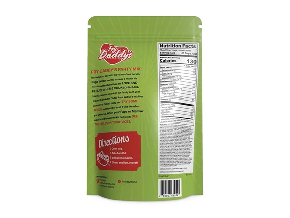 (12pk) Fry Daddy Gluten-free Party Mix (Your Choice)