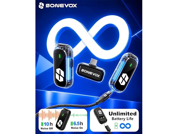 SONEVOX AirMic Mini Wireless Microphone - Gallery 7