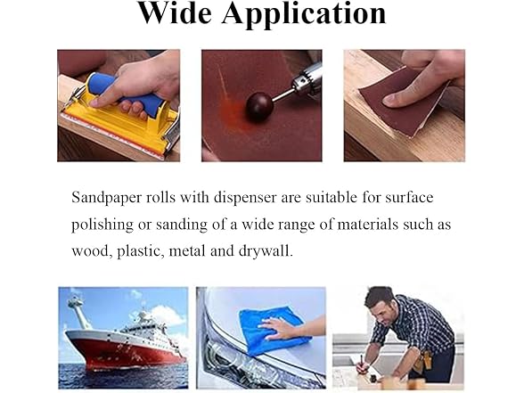 Begot CON-75 Abrasive Sandpaper Rolls