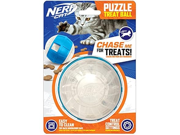 Nerf 3.5in EXO Slow Feeder Cat Ball