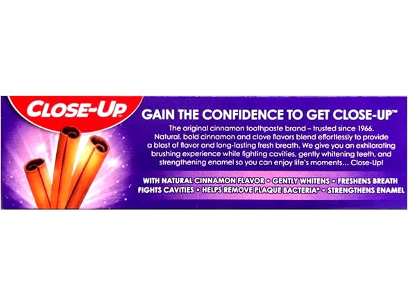 Close Up Fluoride Toothpaste Red Gel 4oz