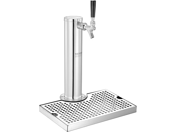 VEVOR Kegerator Tower Kit w/ Drip Tray