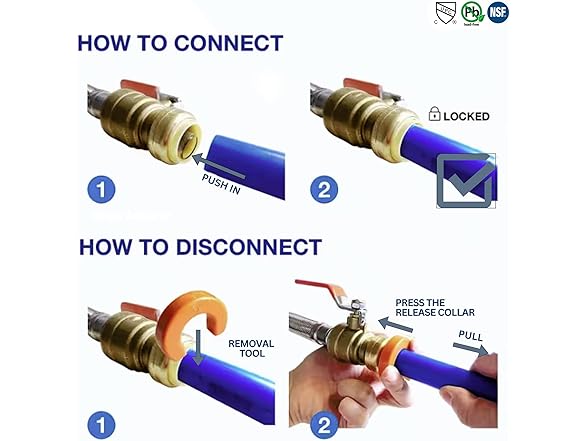 XFITTING Push Fit Ball Valve