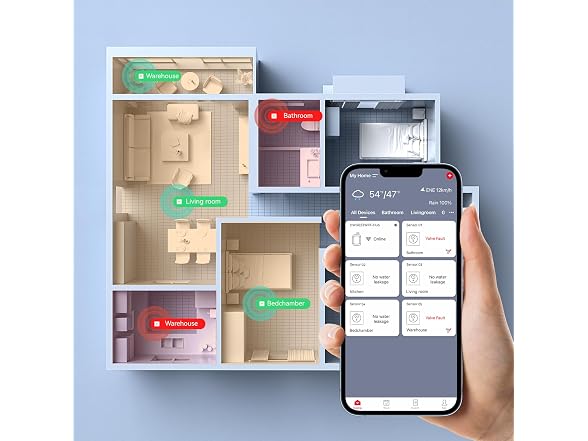 Baldr Smart Water Leak Detector Wireless Wi-Fi Water Sensor - Gallery 4
