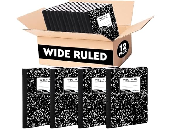 Enday Enday Composition Notebook Wide Ruled