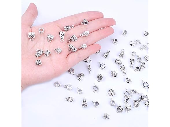 Jdesun 100g Bails Beads,14 Styles Tibeta