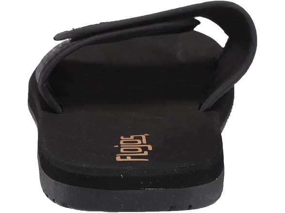 FLOJOS Men's Duke Flip-Flop, Black 8