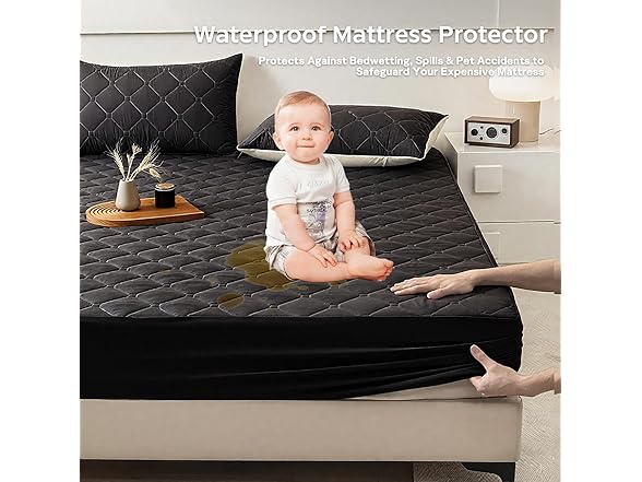 PAJEO Waterproof Twin Mattress Protector