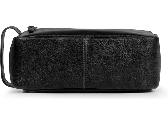 Londo Genuine Leather Travel Toiletry Bag Black