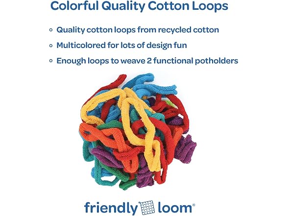 Friendly Loom 7” Traditional Potholder