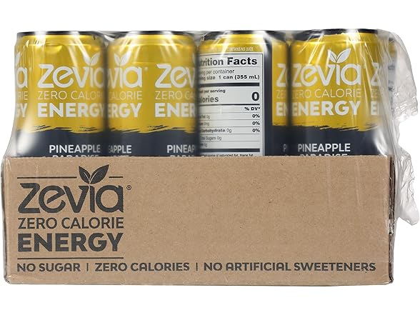 Zevia Energy Pineapple 12oz (12pk)