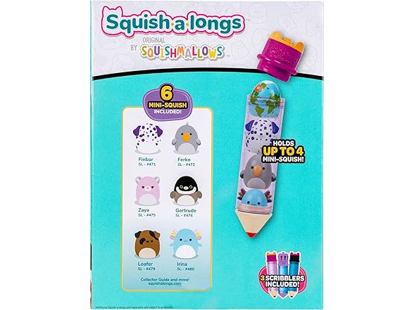Squish-a-longs Scribblers 3-Pack