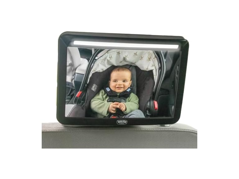Toddleroo by North States On-the-Go Deluxe LED Baby Car Mirror
