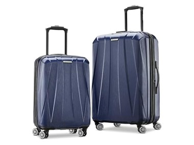 $99.99, Was $199.67, 49% Off! Samsonite Centric 2 Hardside Expandable Luggage  True Navy | 2PC SET dealfomo