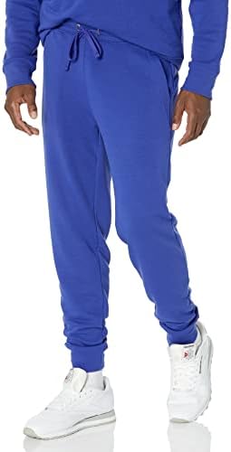 Amazon Essentials Men's Jogger Pants, Casual Relaxed Fit, Lightweight French Terry, Royal Blue Loungewear, Tall, Small