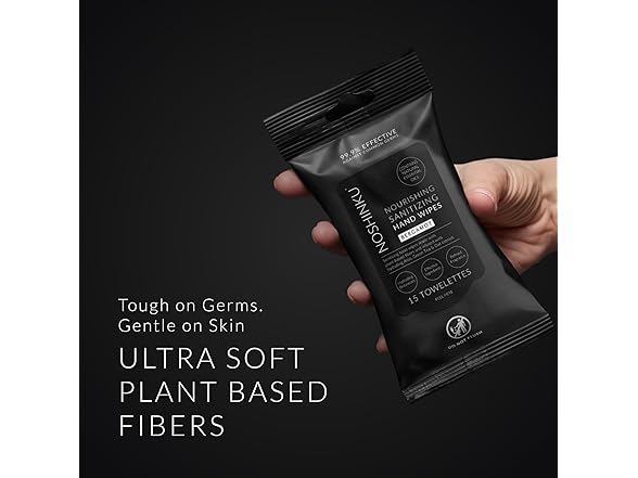 Noshinku Bergamot Hand Sanitizer Wipes 3pk 45ct