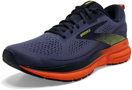 Brooks Trace 3 Men's Shoes Iris/Red Orange/Sulphur Size 7