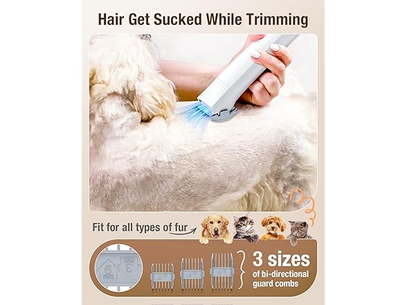 OPOWO Dog Grooming Vacuum